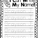 10 Free Name Tracing Worksheets