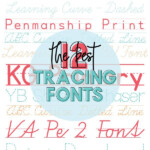 12 Of The Best Free Tracing Fonts Tracing Font Free Halloween Fonts