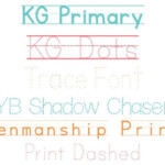 12 Of The Best Free Tracing Fonts Tracing Font Printing Practice