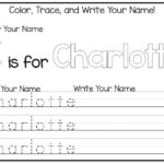 20 Printable CHARLOTTE Name Tracing Worksheets And Activities Etsy