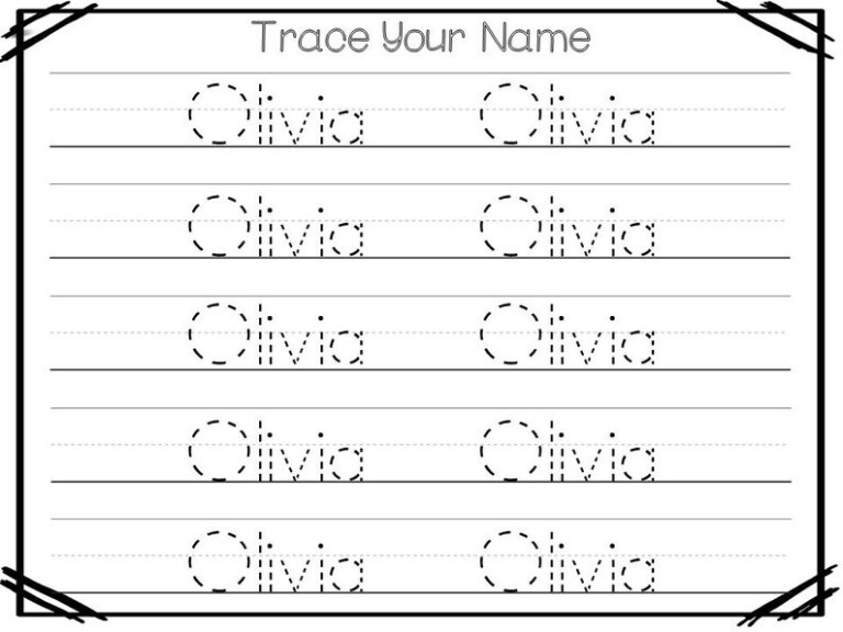 20 Printable OLIVIA Name Tracing Worksheets And Activities No Etsy ...