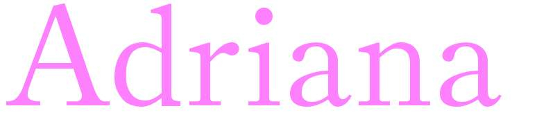 Adriana Name For Girls UK Baby Names