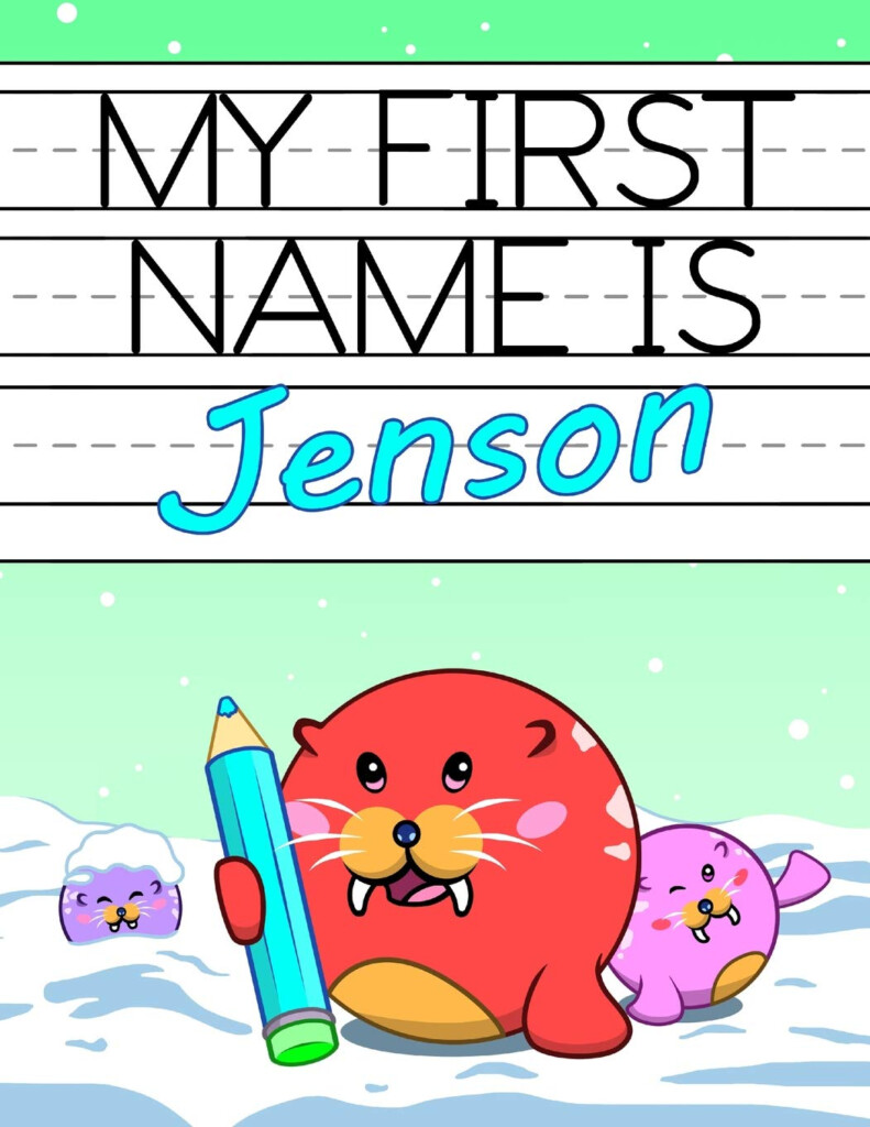 Buy My First Name Is Jenson Fun Walrus Themed Personalized Primary 