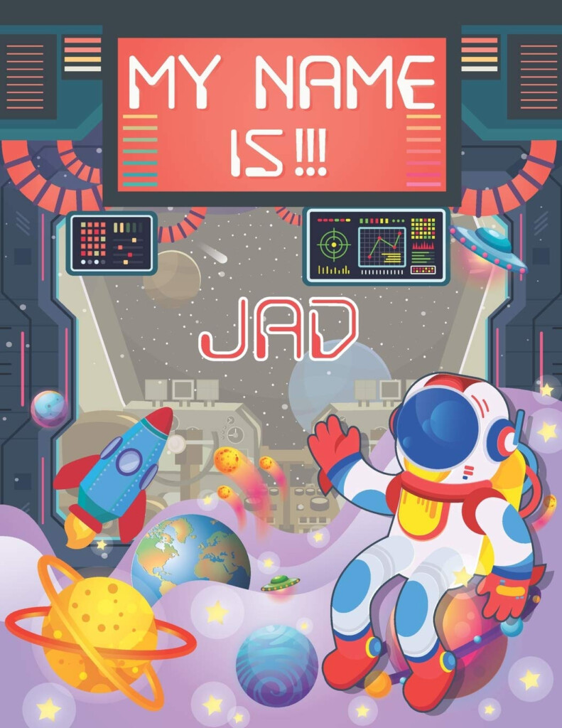 Buy My Name Is Jad Personalized Primary Tracing Book Learning How To 