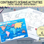 Continent Names Tracing Worksheet Nametracing Worksheets