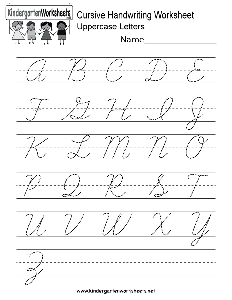 Cursive Alphabet Template Download Printable Cursive Alphabet Free