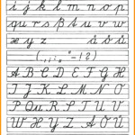 Cursive Writing Chart Printable Worksheets Download Printable Cursive