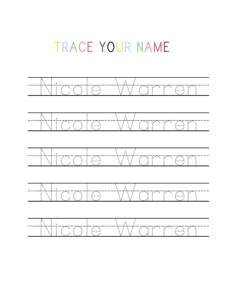 Customized Name Tracing - Name Tracing Generator