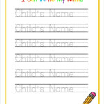 Custom Personalized Name Tracing Worksheet Printable Name Etsy