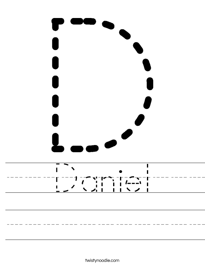 Daniel Worksheet