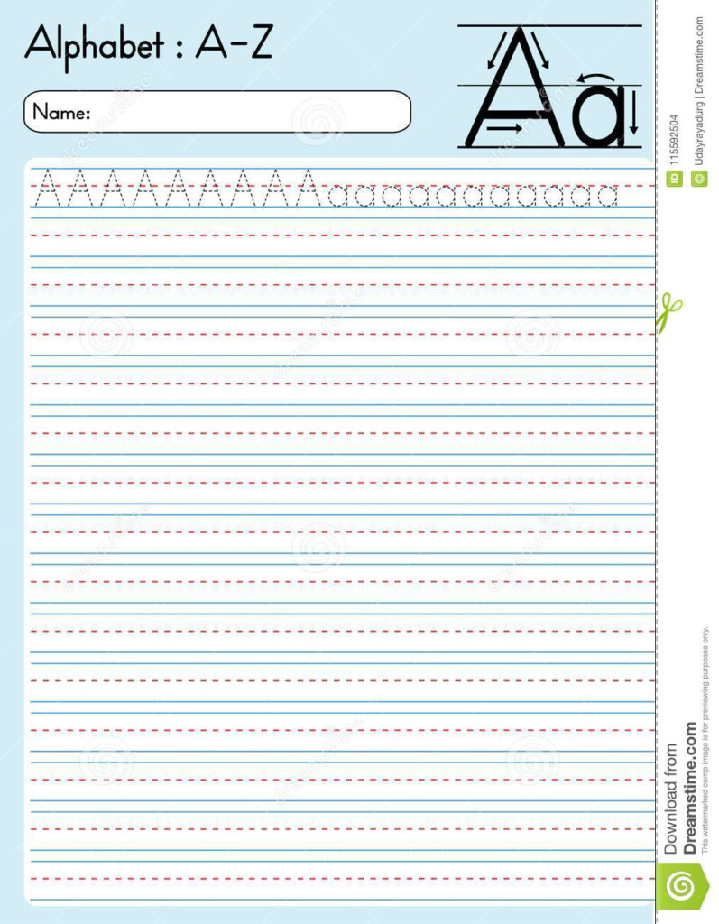 Free Tracing Letters A Z Worksheets Tracinglettersworksheetscom 