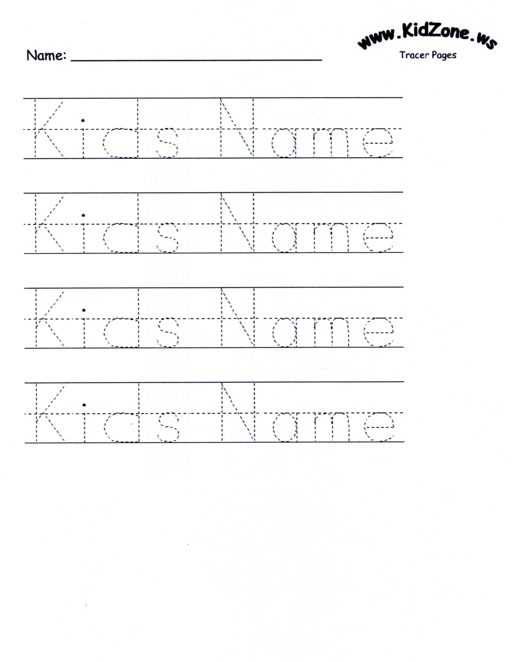 Glory Traceable Name Worksheet Doctor Art Preschool