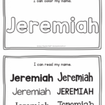 Jeremiah Name Printables For Handwriting Practice A To Z Teacher