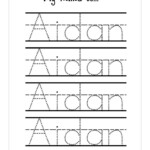Kindergarten Name Worksheets Preschool Tracing Name Tracing