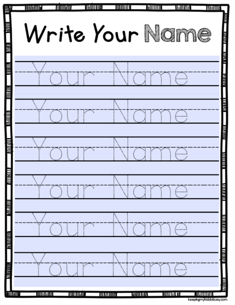 Name Tracing For Kindergarten Free AlphabetWorksheetsFree