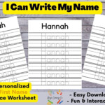 Name Tracing Worksheets Amiyah Nametracing Worksheets