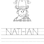 NATHAN Worksheet Wild West Theme Preschool Fun Cowboy Crafts