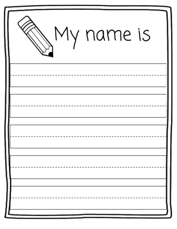 Printable Blank Name Tracing Worksheets GoodWorksheets