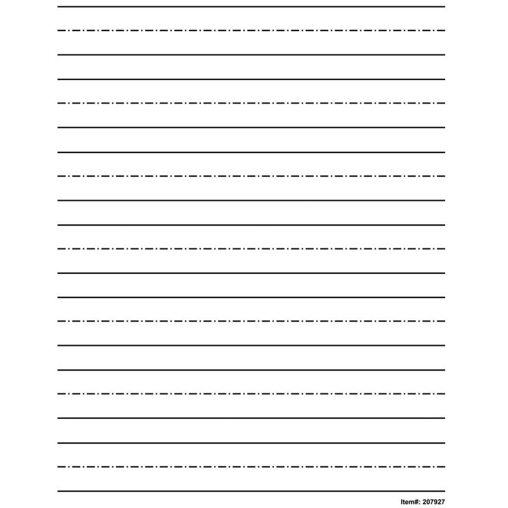 Top 1 Kindergarten Writing Paper With Lines For ABC Kids Handwriting 