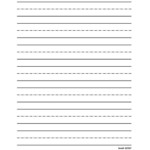 Top 1 Kindergarten Writing Paper With Lines For ABC Kids In 2020