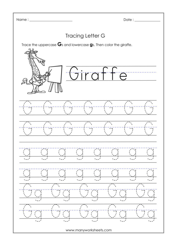 Tracing Letter G Worksheets Dot To Dot Name Tracing Website Printable 