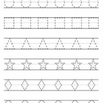 Tracing Lines Practice Printable For Toddlers Preschool Tracing Free