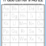 Worksheet Generator Tracing For Kids Printable Onenow