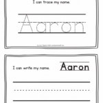 Aaron Name Printables For Handwriting Practice A To Z Teacher Stuff