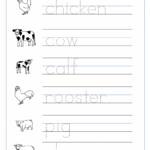 Animal Tracing Worksheets