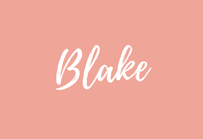 Blake Name Meaning Origin Popularity And More