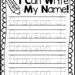 Create A Name Tracing Worksheet