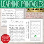 Createprintables Name Tracing Practice Original Editable Name Tracing