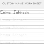 Createprintables Name Tracing Practice Original Personalized Name