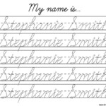 Cursive Writing Name Name Tracing Generator Free