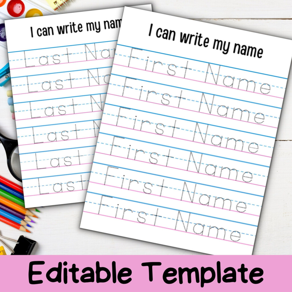 Personalize Name Tracing For Kindergarten - Name Tracing Generator