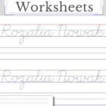 Custom made Cursive Worksheets For Grade 2 And Grade 3 Kids Cursive