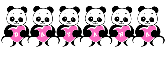 Dayana Logo Name Logo Generator Popstar Love Panda Cartoon