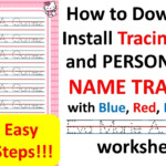 Download How To Download Install Tracing Fonts And Personalize Name