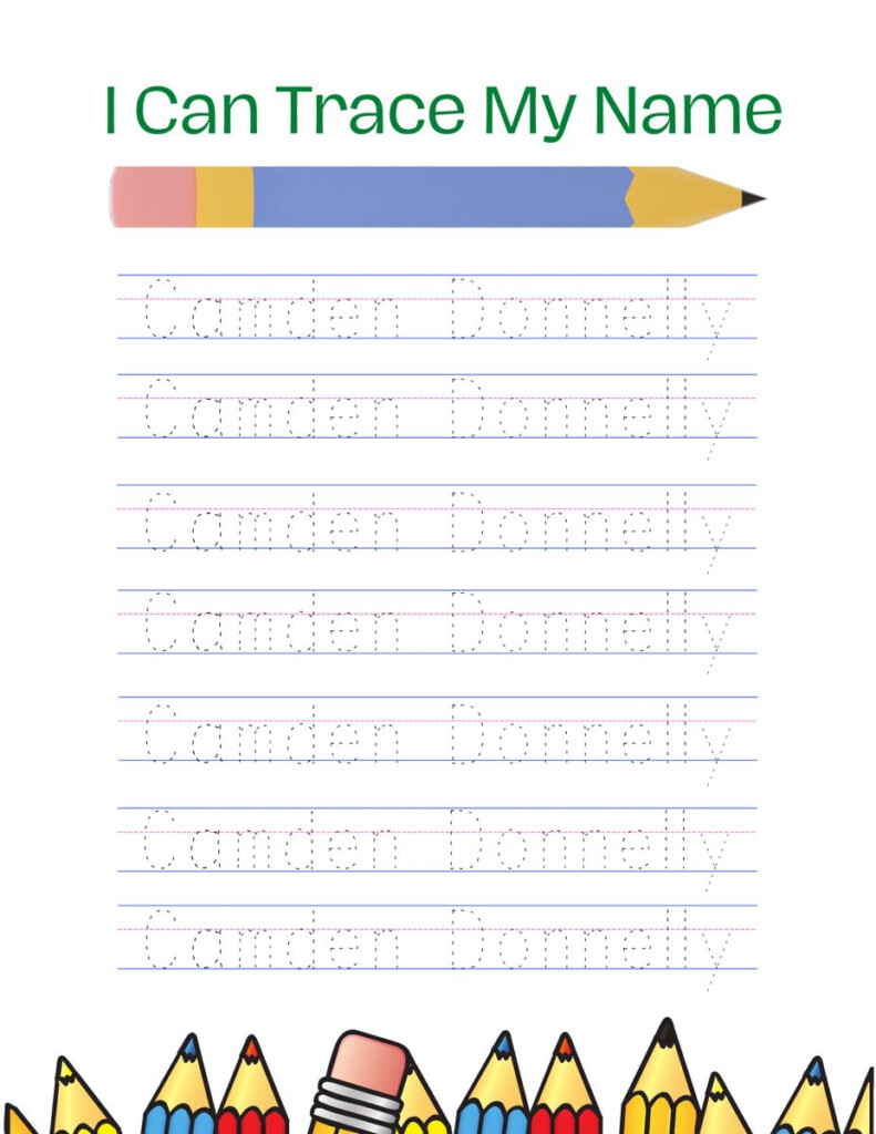 Downloadable Editable Name Tracing Worksheet Have Your Little One 