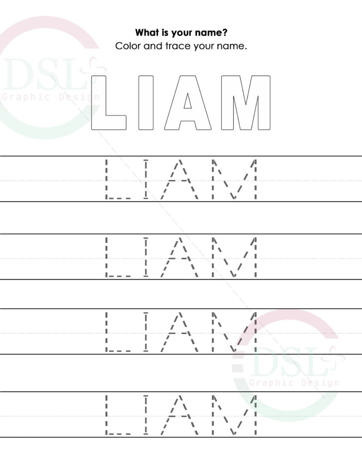 Dynamite Printable Tracing Names Russell Website Name Tracing Worksheets