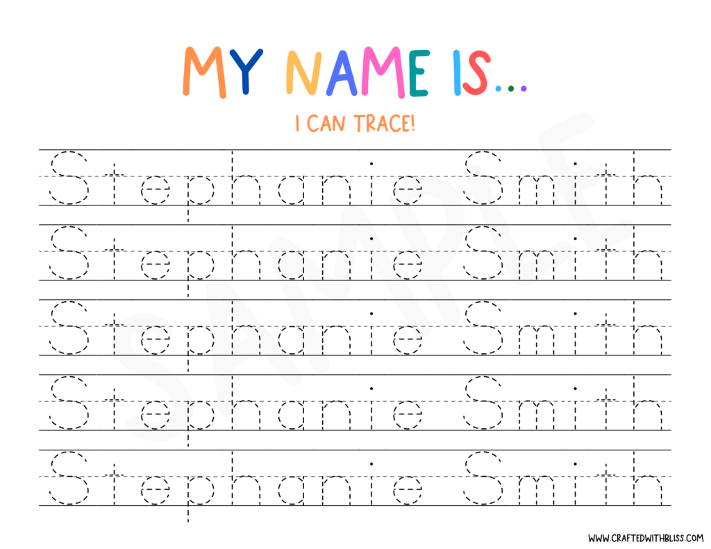 Editable Name Tags For Kindergarten Editable Name Practice For 