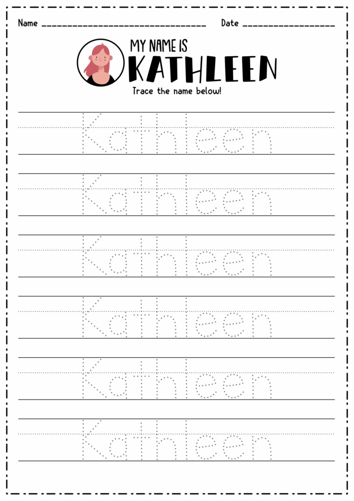 Editable Trace Name Worksheet