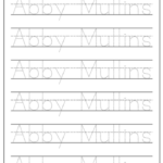 Free Dotted Names For Preschool With Lines AlphabetWorksheetsFree