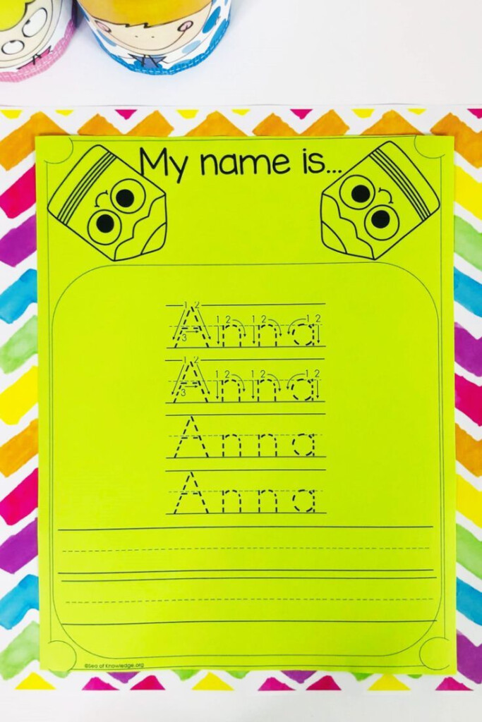 FREE Editable Name Tracing Activities For Preschoolers