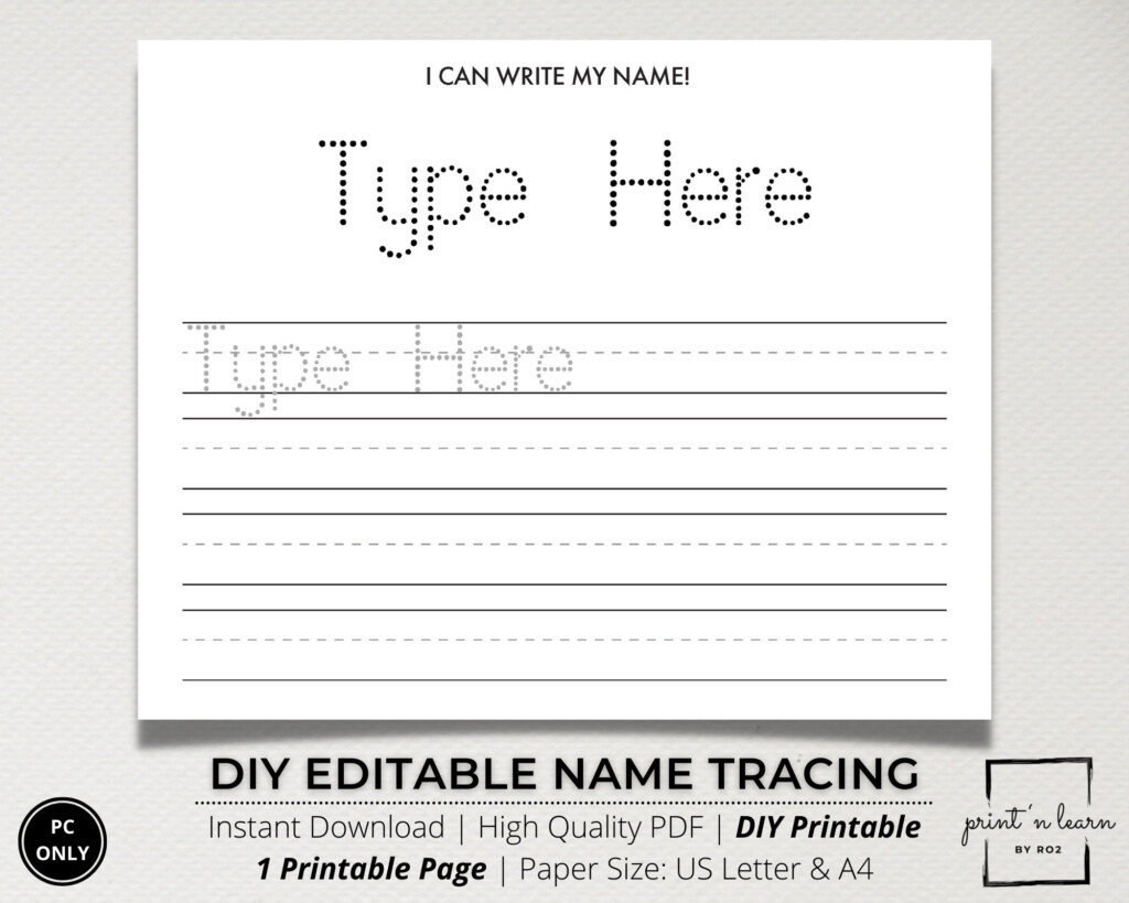 Free Editable Name Tracing Sheets Ubicaciondepersonas cdmx gob mx