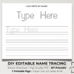 Free Editable Name Tracing Sheets Ubicaciondepersonas cdmx gob mx