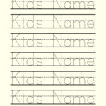 Free Name Tracing Worksheet Generator D Nealian Printable Onenow
