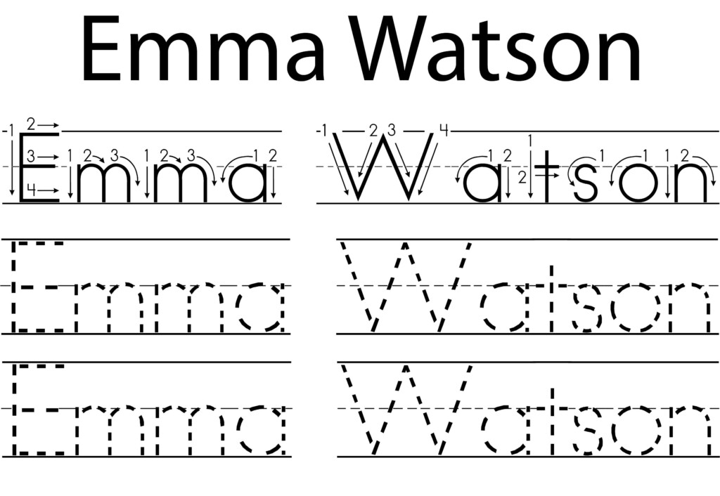 Free Personalized My Name Tracing Printable Printable Templates