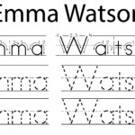 Free Personalized My Name Tracing Printable Printable Templates