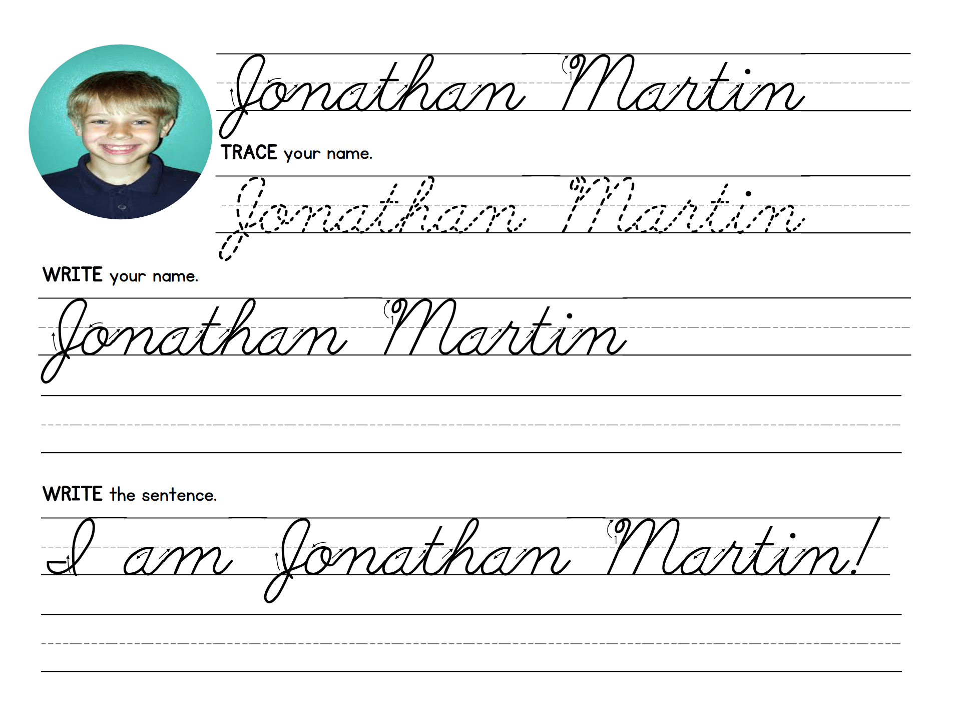 Free Printable Cursive Name Worksheets FREE PRINTABLE TEMPLATES